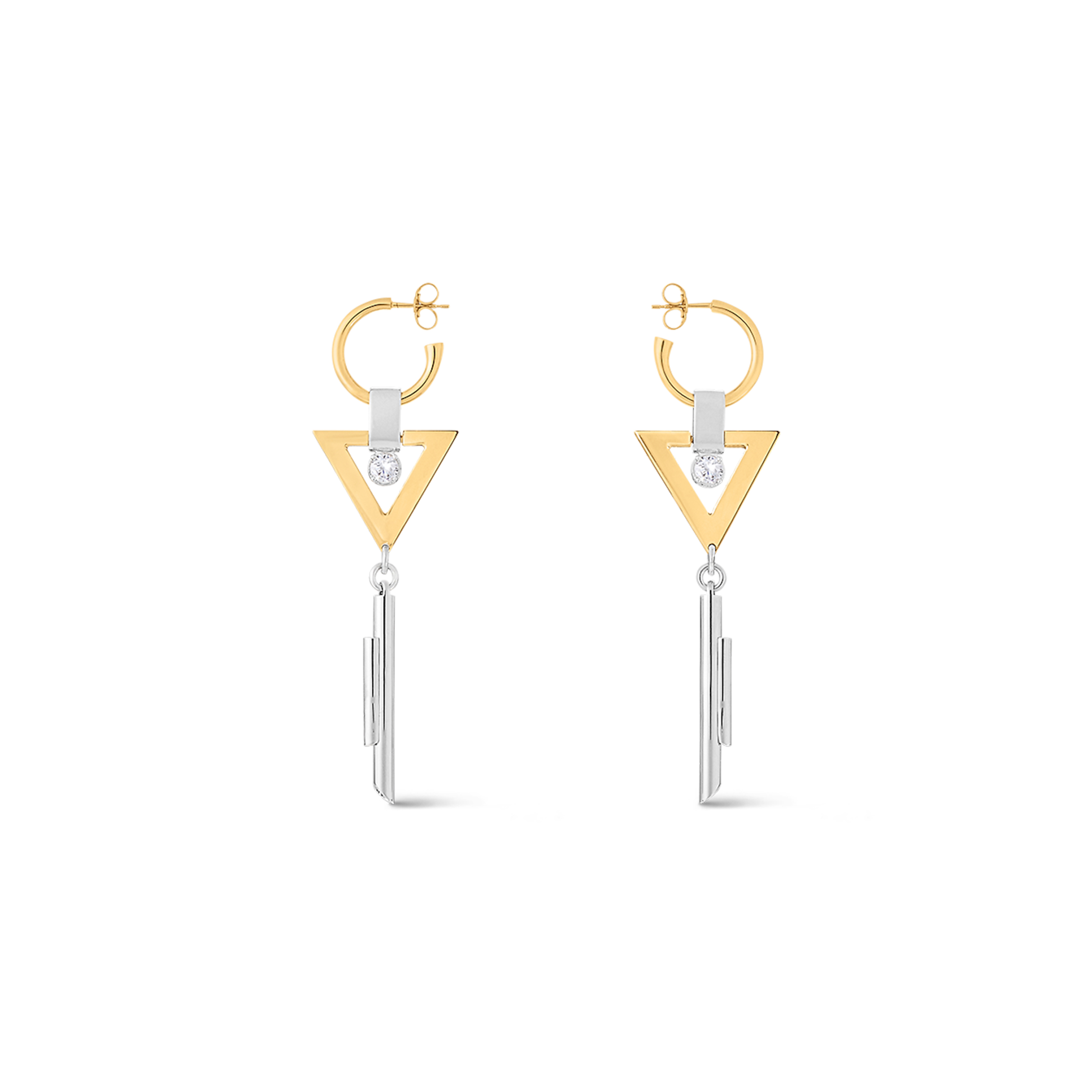 LOUIS VUITTON SPARKLE V EARRINGS M02181